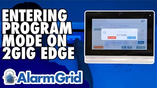2GIG Edge: Entering Programming Mode Profile