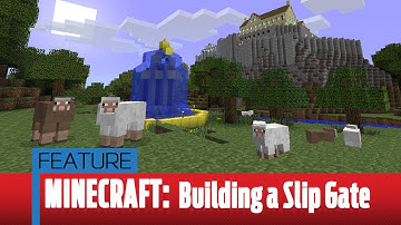 PC Gamer - Minecraft Halloween Update - Building a Slip gate