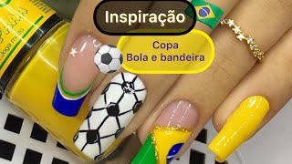 Unhas para a copa #futebol#copadomundo#brasil#unhas#unhasartisticas#unhasdecoradas#manicures#dicas