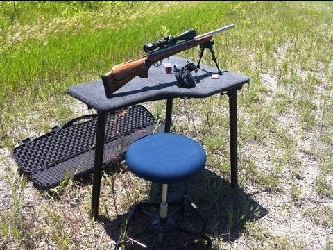 DIY Portable Shooting Bench - YouTube