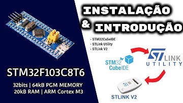 STM32 : STM32F103C8T6 | Pisca LED desde o ZERO com STM32CubeIDE.