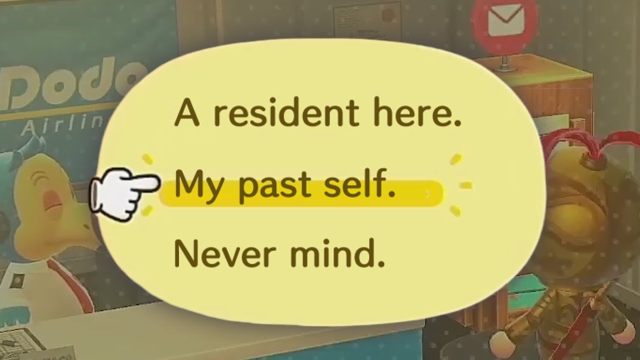 If You Write a Letter to Your PAST Self in ACNH YouTube