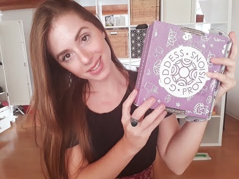 ASMR - unboxing Goddessprovisions - whispering - crinkles