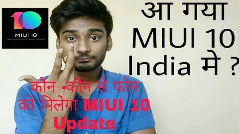 Xiaomi MIUI 10 Launched in India || Which smartphones will get MIUI 10 update || Tracking Tech
