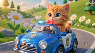 Cute Cartoon Cats Racing Cars 🐱🏎️ | Fun Kids Adventure | Funny Cat Cartoon for Toddlers screenshot 2