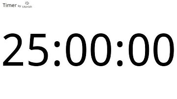 25 Hour Countup Timer