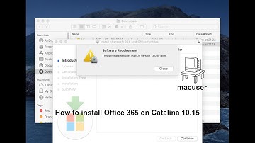 How to install Office 365 on legacy version of macOS Catalina 10.15  #tech  #office