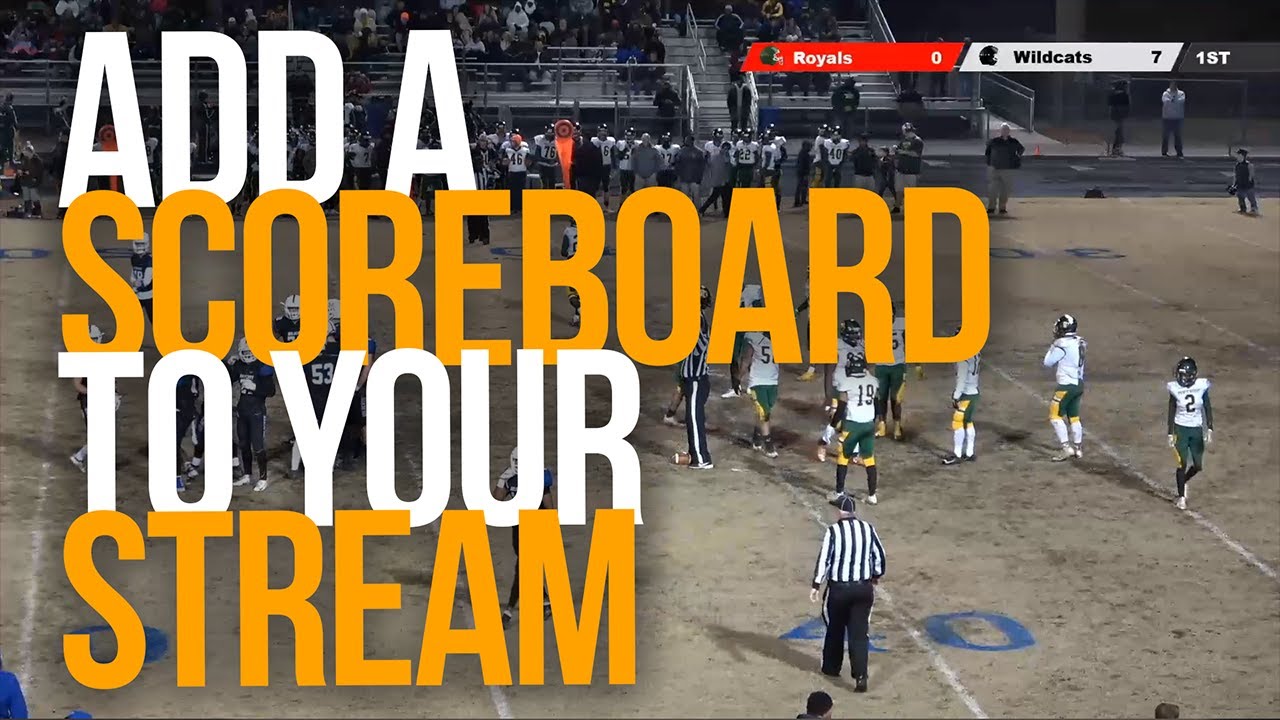 HOW TO ADD A WORKING SCOREBOARD TO YOUR LIVE STREAM - Live Score App