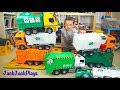 Garbage and Recycling Truck Toy Unboxing Compilation - Huge Toy Trucks Collection