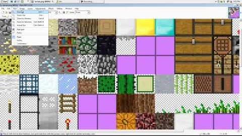 Minecraft-How to Make Your Own Texture Pack and clear things with Paint.net!