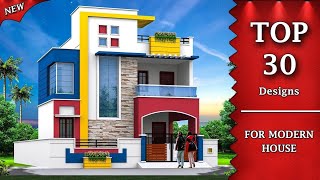 Top Modern Double Floor House Front Elevation Designs for 2 Floor House | Two Floor House Design