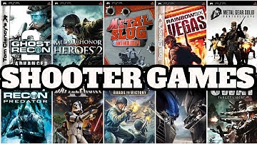 TOP 20 BEST SHOOTER GAMES FOR PSP[PLAYSTATION PORTABLE]