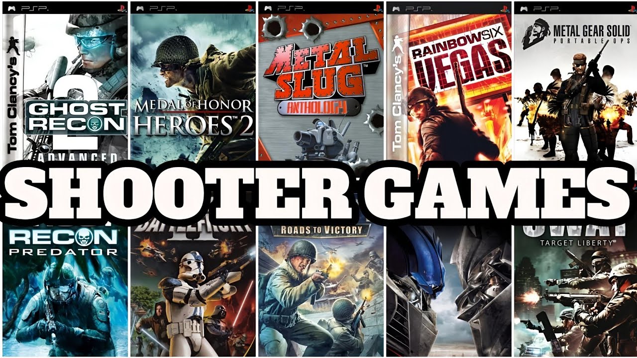 TOP 20 BEST SHOOTER GAMES FOR PSP[PLAYSTATION PORTABLE] - YouTube