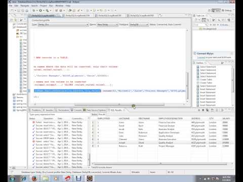 SQL QUERY INSERT INTO DEMO