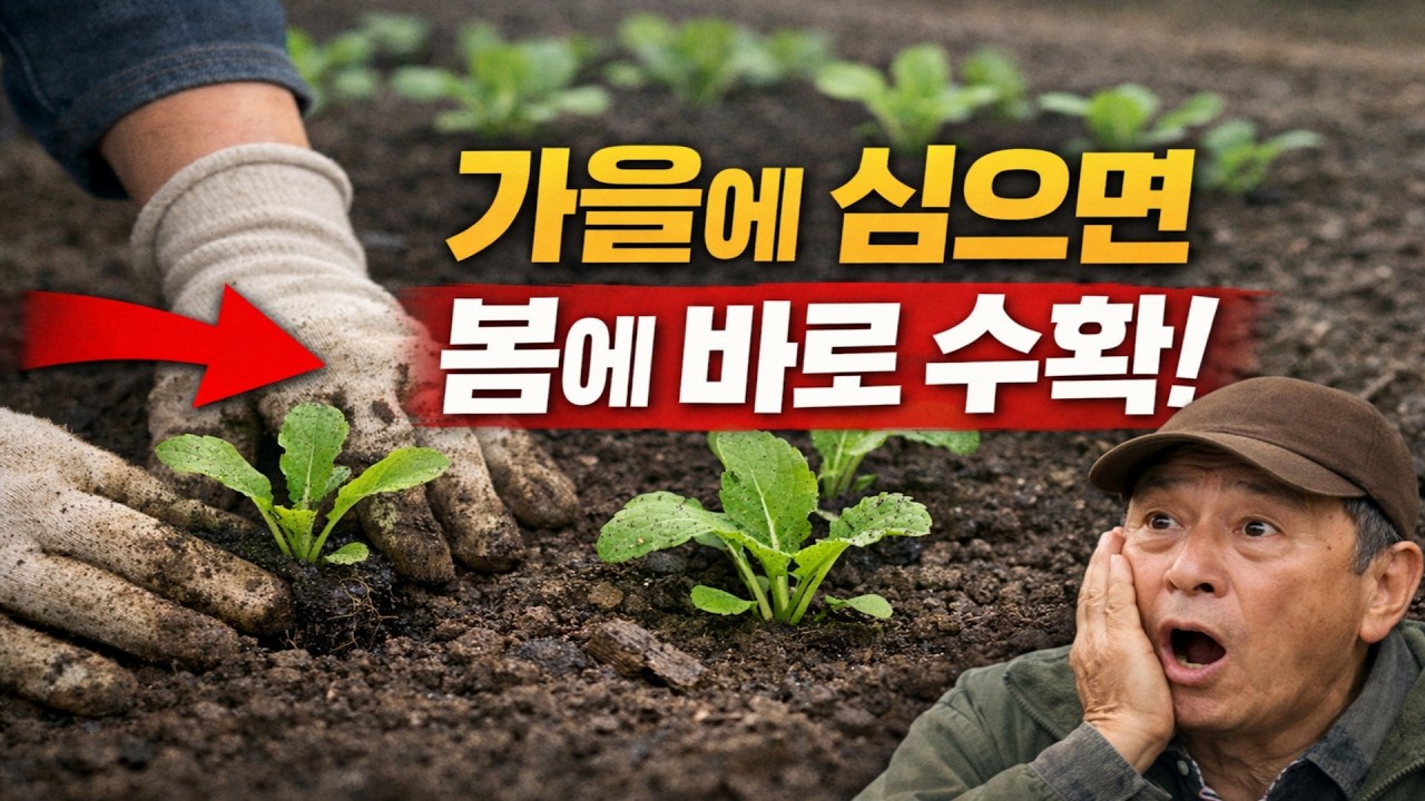 가을에 심어서 봄에 바로 수확하세요! 성격 급한 텃밭러를 위한 작물 20가지.