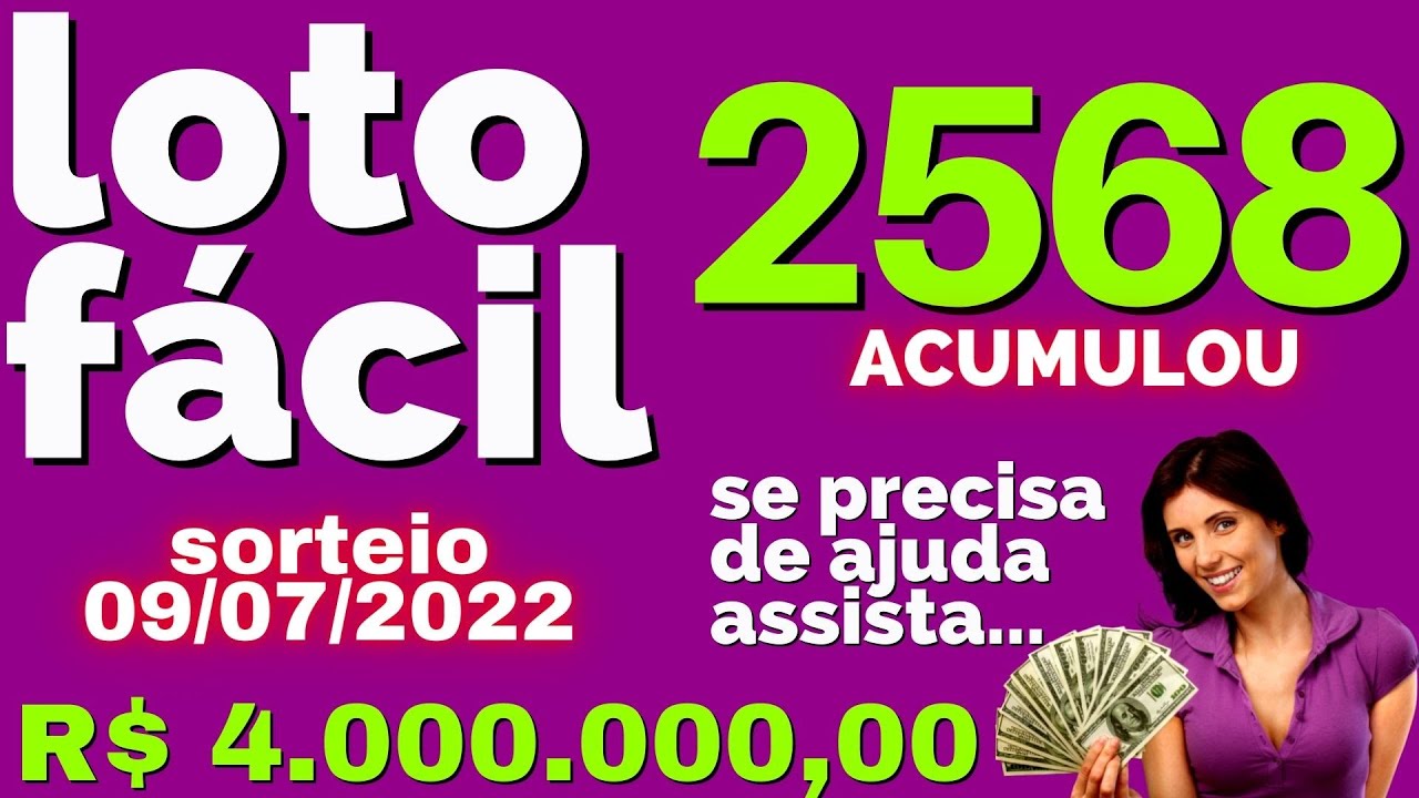 LOTOFACIL Concurso 2568 – ACUMULOU 4 Milhões – Dicas & Palpites de 15, 16 e 18 Dezenas #lotofacil