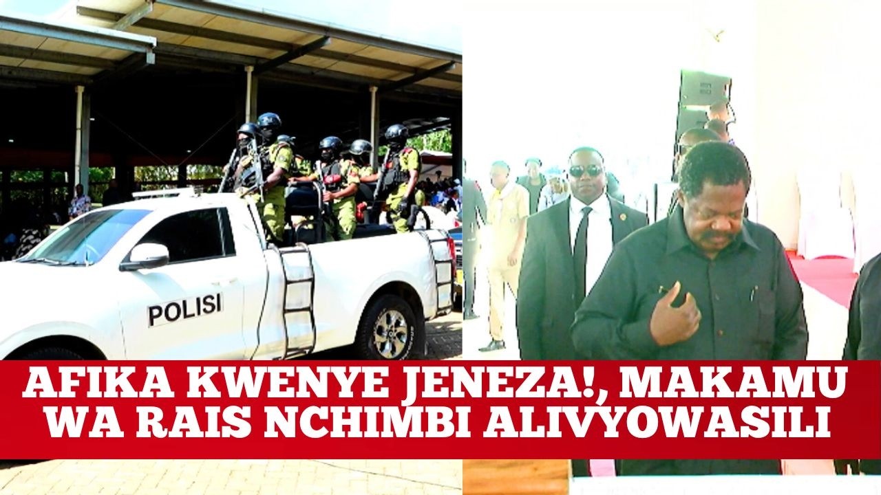 AFIKA KWENYE JENEZA!, MAKAMU WA RAIS NCHIMBI ALIVYOWASILI MSIBANI KWA KARDINALI PENGO...