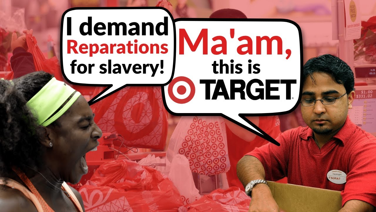 Woman demanding REPARATIONS from Target!😂 YouTube
