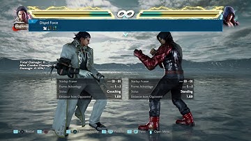 Claudio movelist with frame data display (opponent all block)