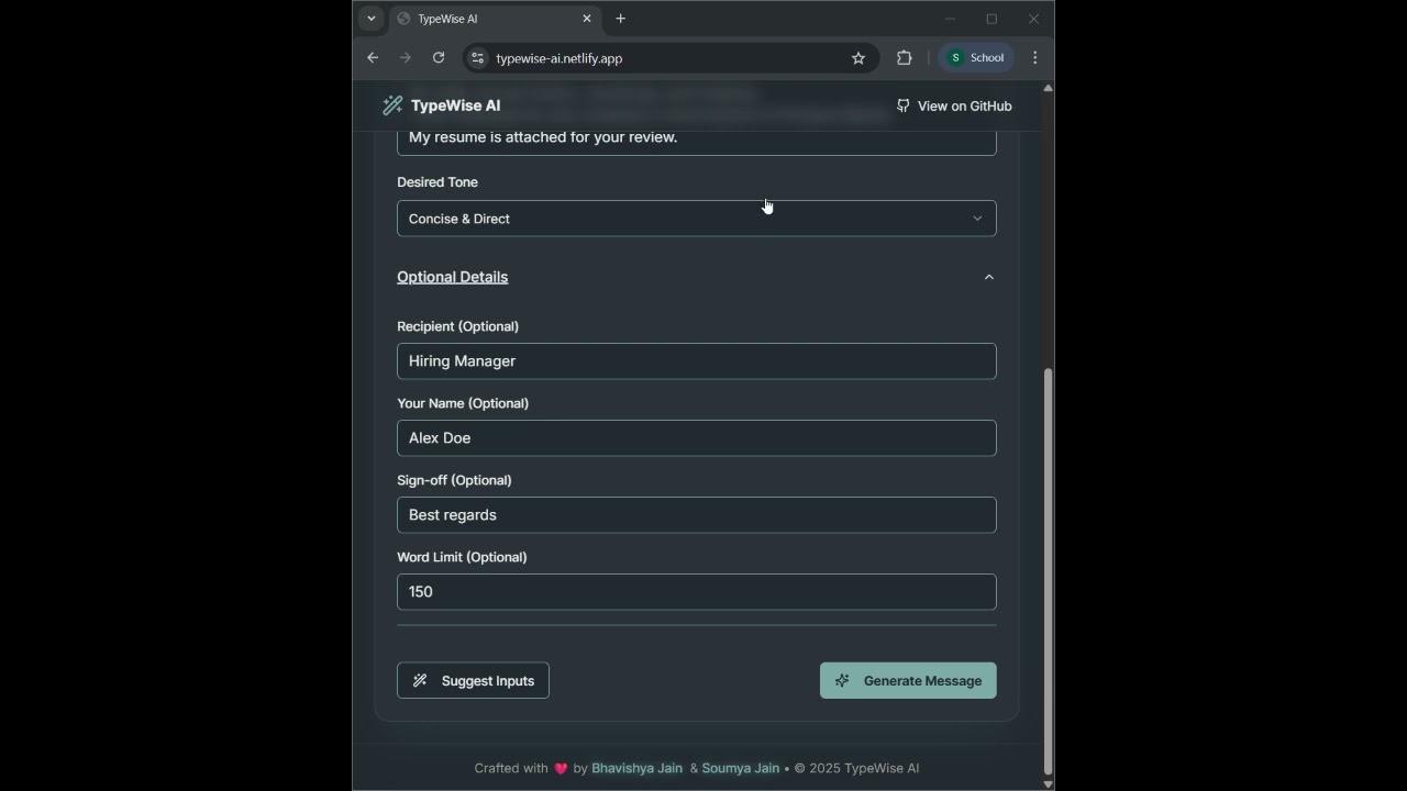 Typewise - Write Like a Pro in Seconds | AI-Powered Message Generator