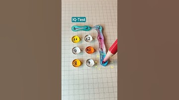 Nối các giọt nước từ 1 đến 12 #iqtest #quiz #games #shorts