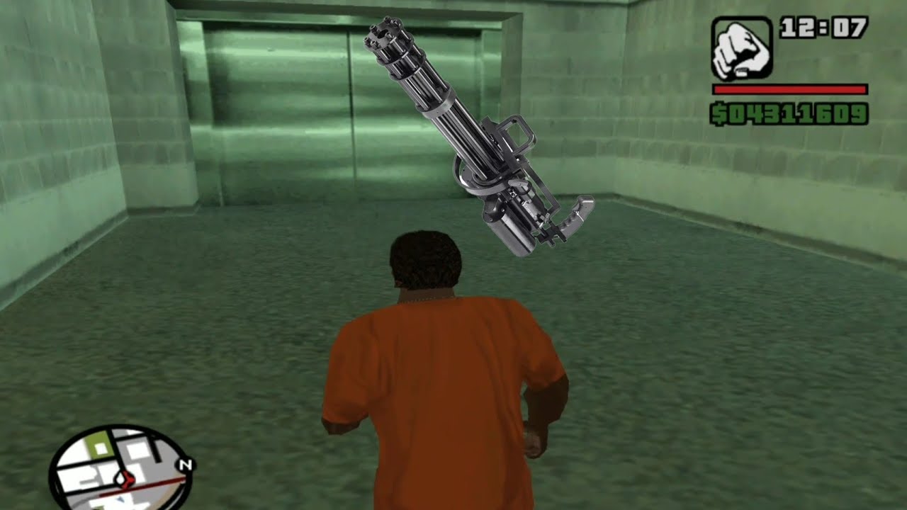 GTA San Andreas - Cadê o Game - Onde achar a Minigun