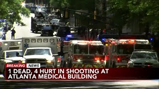 At least 1 dead, 4 injured after active shooter reported in Atlanta; suspect at large: Police