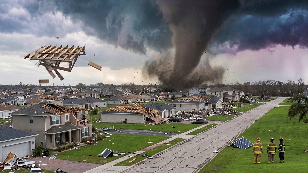 Oklahoma & Kansas in Ruins! Massive Tornadoes Destroy Homes, Cars in ...