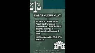 Sekolah dilarang menahan nomor ujian karena tunggakan SPP. Itu hak konstitusional anak.