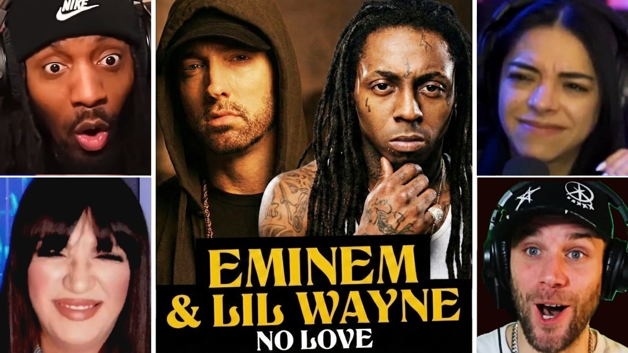 When Eminem took the Crown Back from Lil wayne 🔥 | Eminem & Lil Wayne - No Love Reaction Mashup