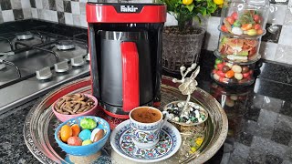 قهوه با دستگاه قهوه ساز با فوم فوق العاده حتمن این مارک دستگاه را بخرید/turk kahve tarifi