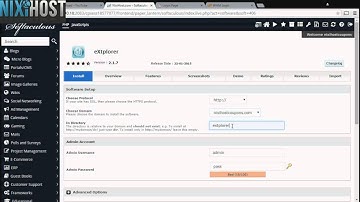 Installing eXtplorer with Softaculous in cPanel