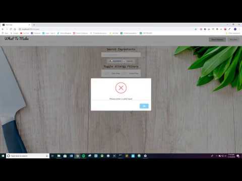 What To Make Demo