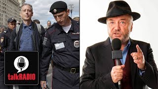 Russia: George Galloway responds to Peter Tatchell's gay-rights protest in Moscow