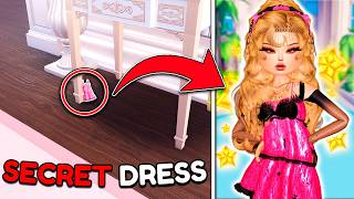 Beating PROS Using ONLY HIDDEN ITEMS in Dress to Impress!