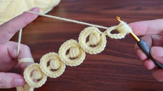 Super Easy Crochet Knitting mouthpiece/belt/hair band/curtain tie and others.. bead-stitched 😍