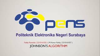 Johnson's Algorithm - Find a shortest path [PENS]