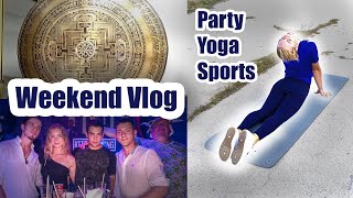 My Balanced Weekend Vlog • Party, Yoga, Abandoned Building, Sports, Healthy Food
