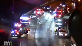 Two-Car Tunnel Crash Caught on Traffic Cams
