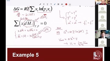 Fall Thermodynamics, Lecture 19 Activity Coefficient Model, Vapor-Liquid Equilibrium