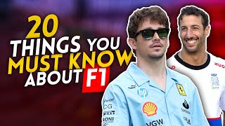 20 THINGS you MUST KNOW about F1!