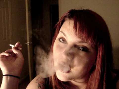 SmokeGirl Kat All White Cigarette! - YouTube