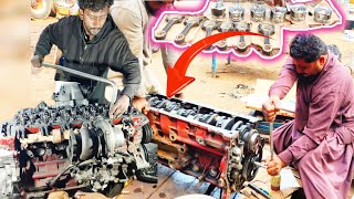 Rebuilding Hino Truck 6 Cylinder Engine || Repairing Diesel Engine || Engine Restoration