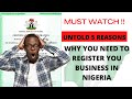 BUSINESS NAME REIGISTRATION: 5 REASONS WHY YOU NEED TO REGISTER YOUR BUSINESS (2022)