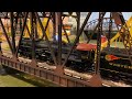 Lionel Legacy Western Maryland lionmaster Challenger slow roll out of town for the last time