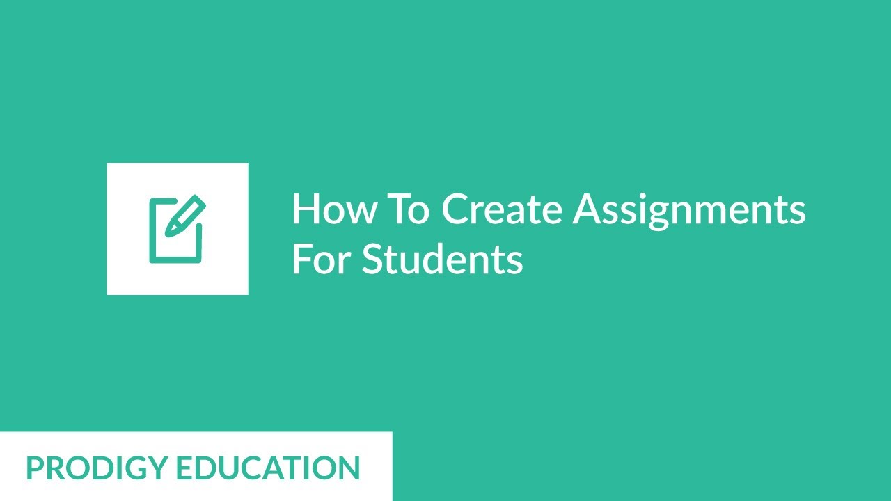 how to find assignments on prodigy as a student