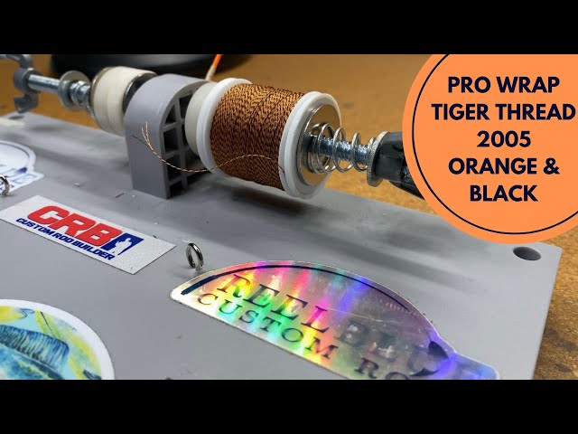 The Truth About TIGER Orange & Black Thread: Custom Rod Building 