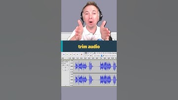 Trim Audio Inside Audacity - Beginner Tutorial #podcast #audacity