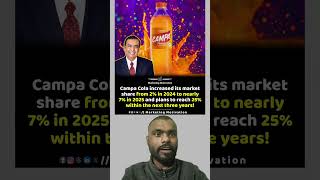 Campa Cola ka comeback 🚀 2% se 7% market share! Kya yeh next cola king banega? 👑🥤 || #shorts