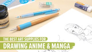 The Best Art Supplies for Drawing Anime & Manga Resimi